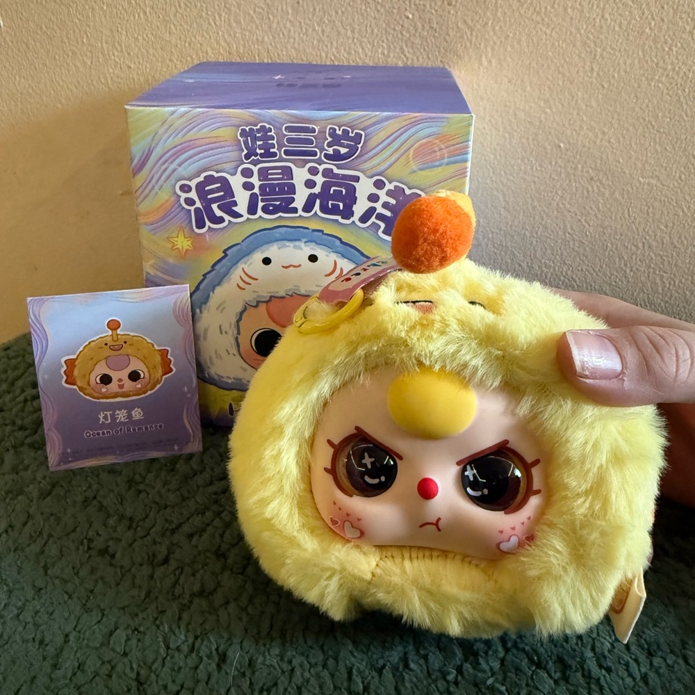 ✨SALE✨ Baby Three Plush Pendant – Ocean of Romance Series 🐠💛